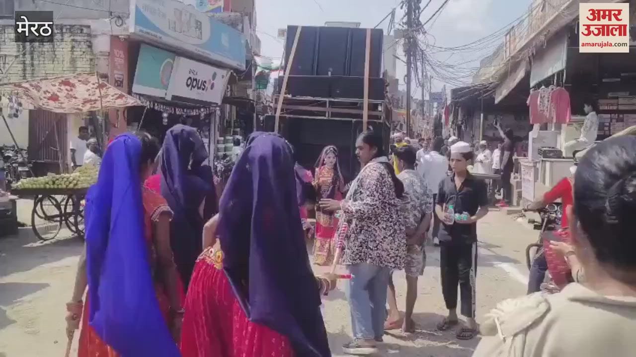 Meerut: Religious program in Sardhana concluded with grand Panch Gajrath Yatra festival.