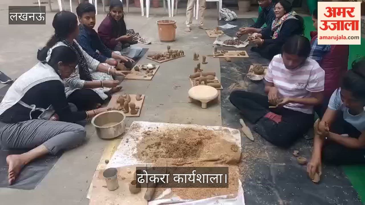 ढोकरा कार्यशाला: 'स्वच्छ भारत अभियान' के तहत बच्चों ने पारंपरिक कलाओं को बनाया