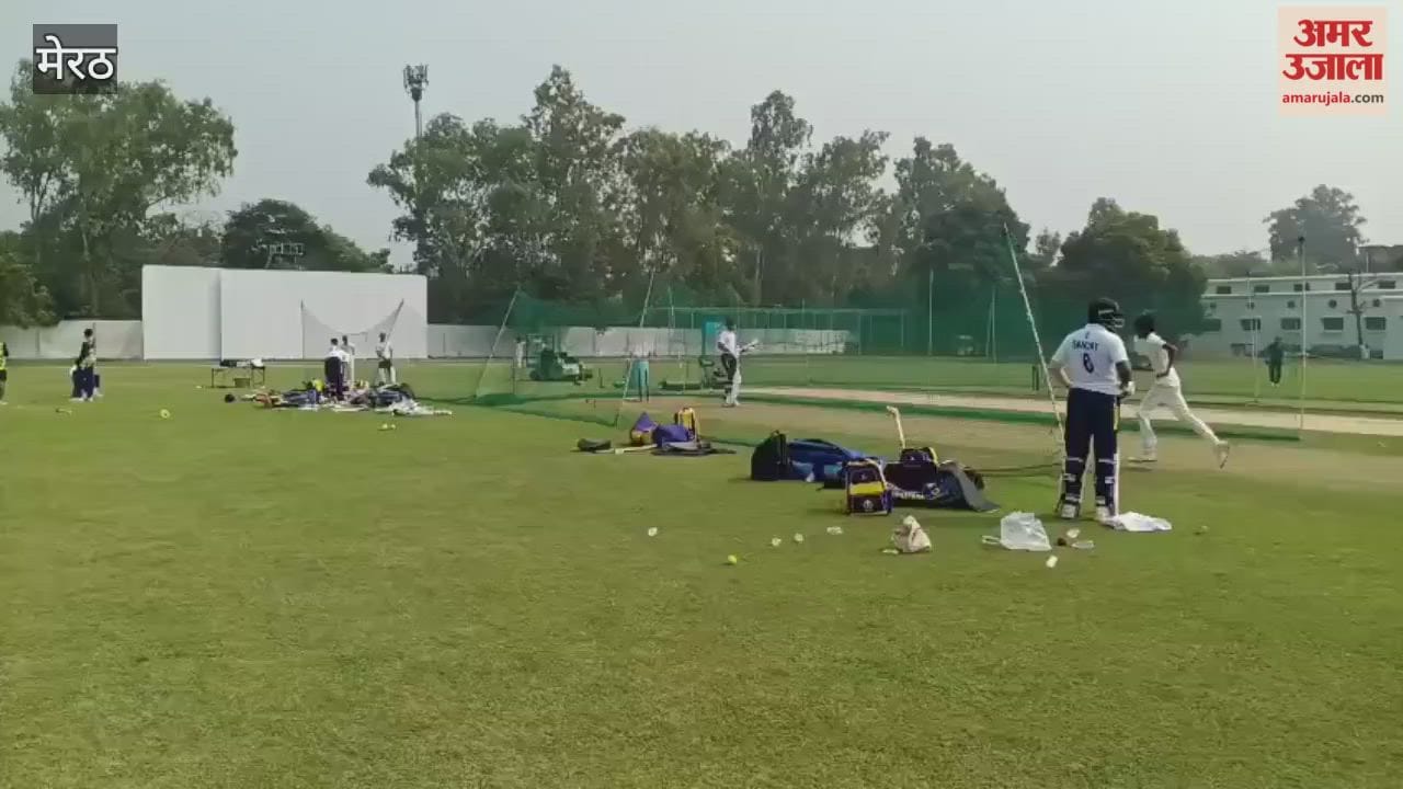 Meerut: Teams of UP and Karnataka practiced
