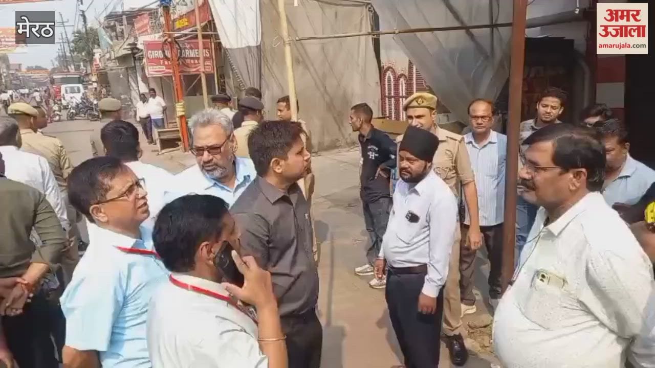 Meerut: Demolition process begins in Central Market