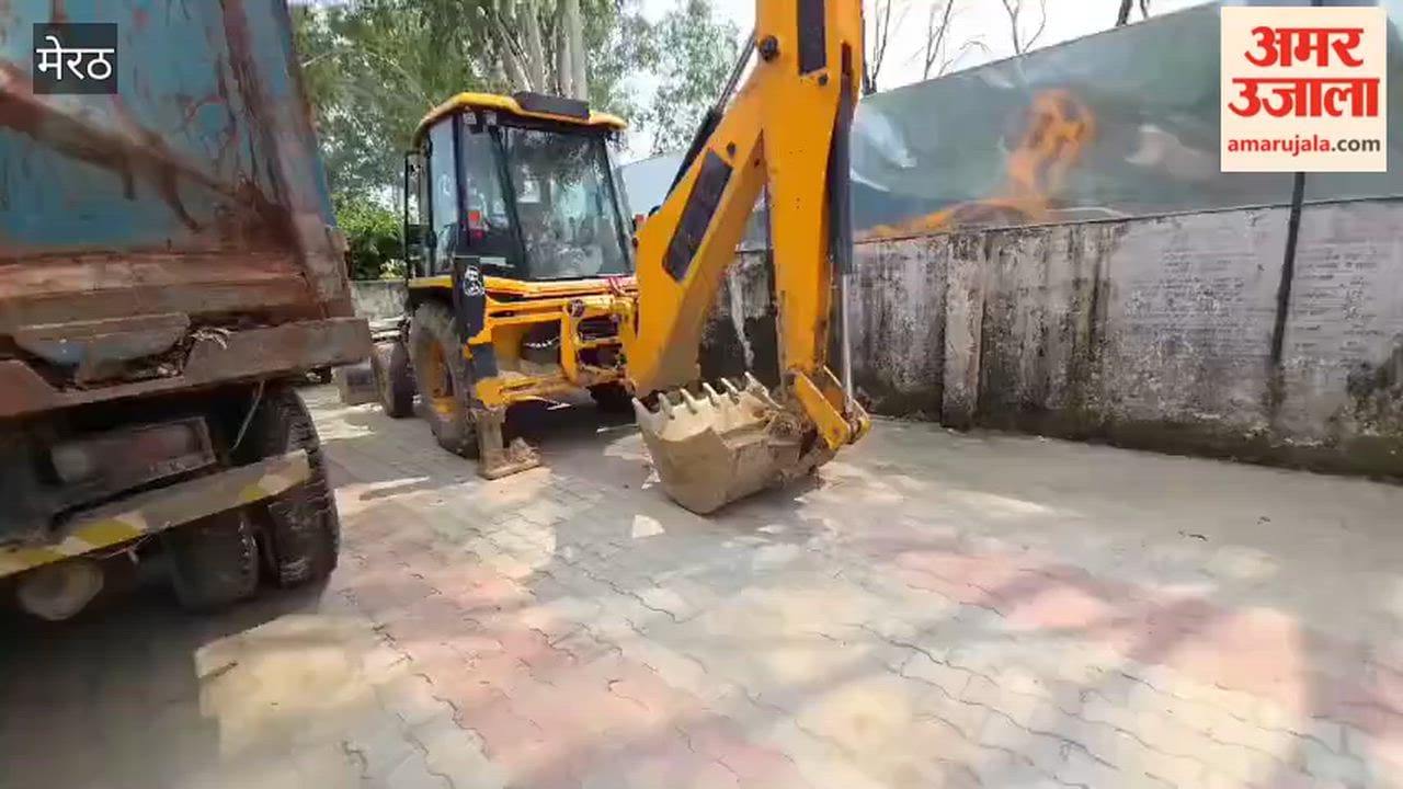 Meerut: Bhawwanpur Police Seize Two Tractor-Trolleys and JCB in Illegal Mining Case, ‘Road Ka Badshah’ Marking Draws Attention