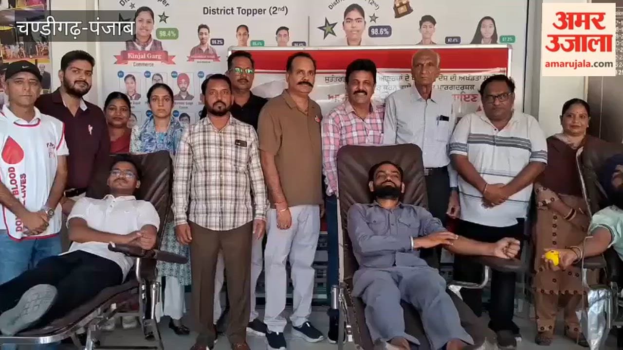 51 people donated blood at a camp organized at DAV Public School, Kotkapura.