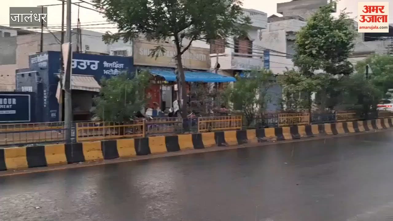 Rain accompanied by strong winds in Jalandhar; weather turns cooler
