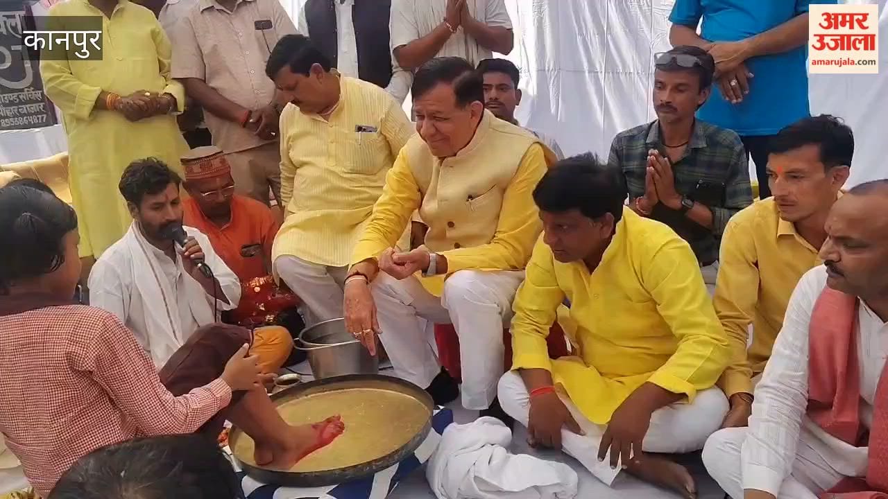 Kanya Pujan at Bankhandeshwar Temple, Assembly Speaker Mahana takes blessings
