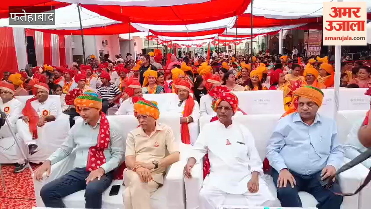 procession was taken out in Fatehabad on the occasion of Maharaja Agrasen Jayanti