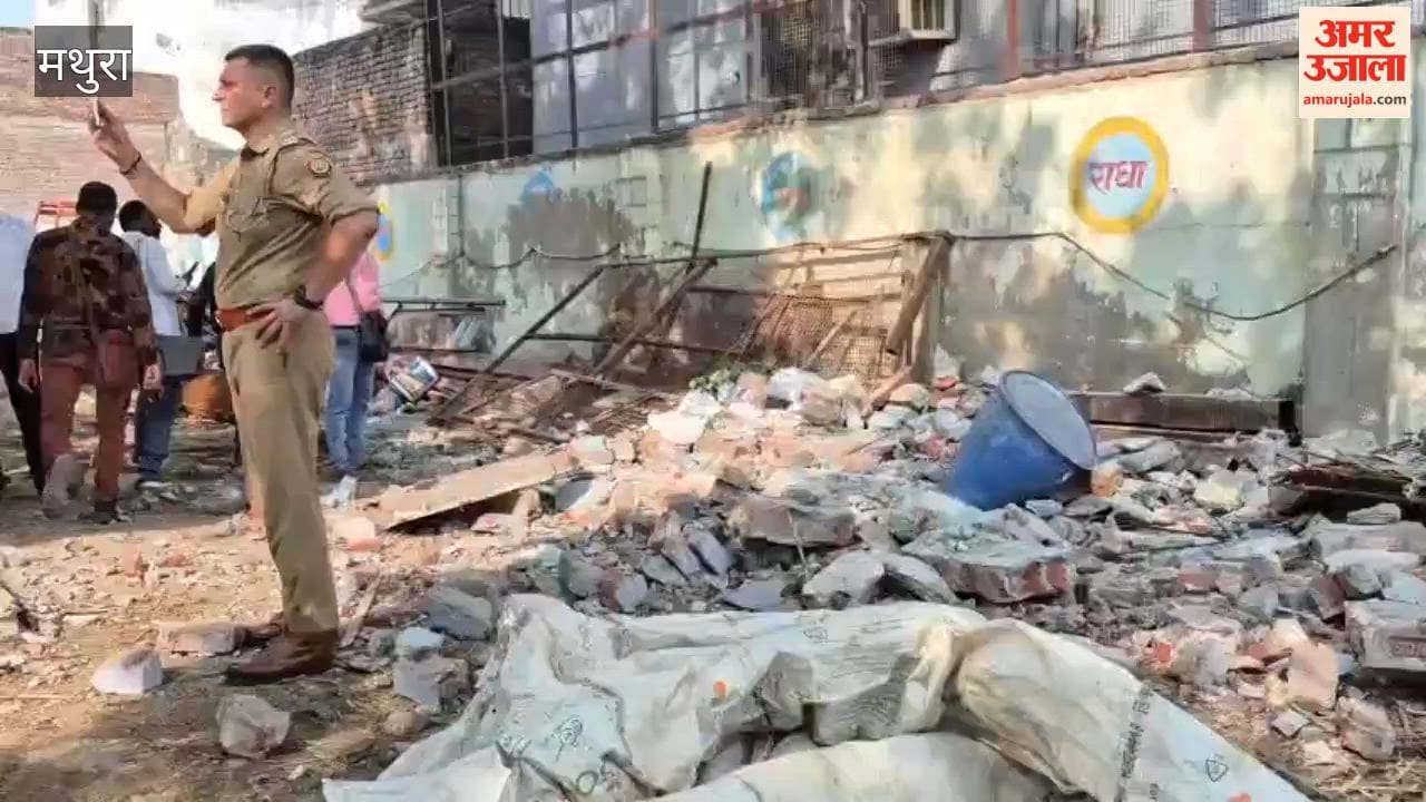 Two labourers carrying out repair work at guest house in Vrindavan fell from third floor killing woman