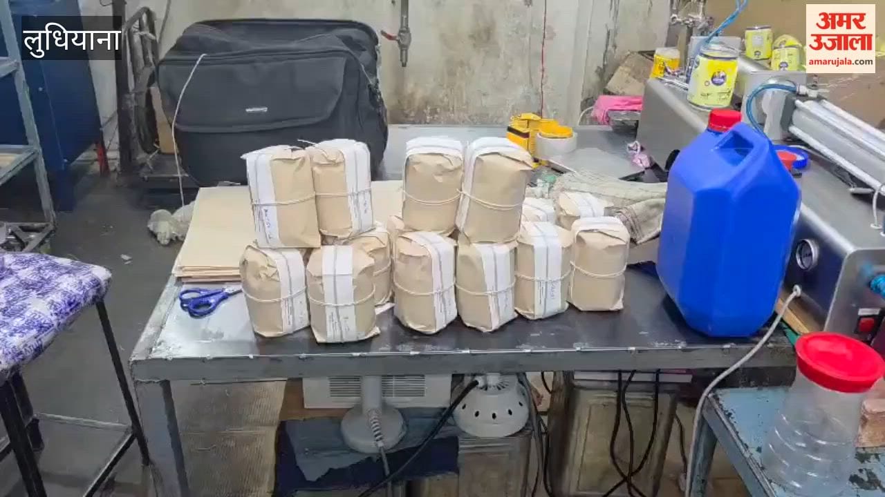 Food Safety Department raids a 'desi ghee' (clarified butter) factory in Kailash Nagar