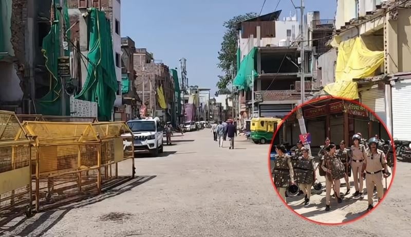 सात दिन बाद खुले शाही मस्जिद के आसपास के मार्ग