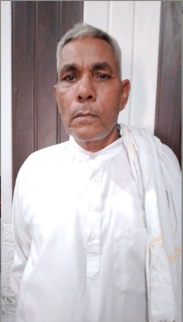 खुर्जा पुलिस की गिरफ्त में 29 साल पहले हत्या करने वाला आरोपी रमेश। स्रोत- पुलिस