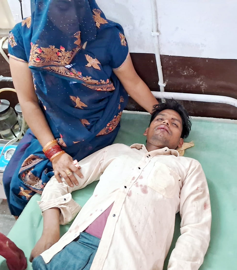 घायल साहब सिंह। संवाद