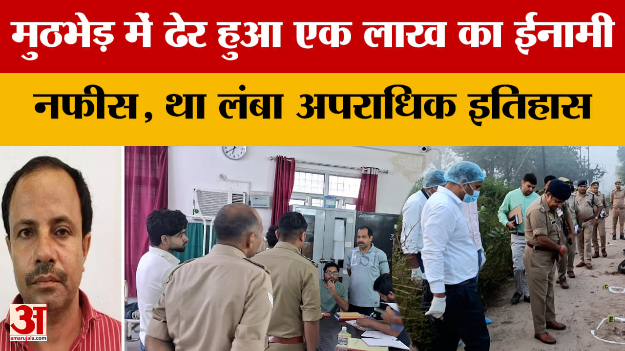 UP News: शामली में एक लाख का हिस्ट्रीशीटर मुठभेड़ में ढेर, चिचड़ गैंग का था सदस्य