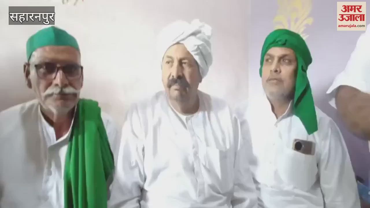 Saharanpur: Naresh Tikait said - stopping the water of Indus river is wrong
