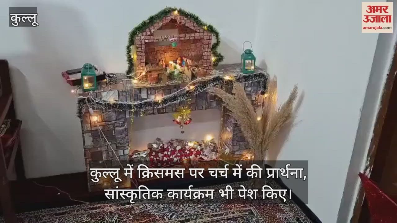 Prayers were offered at the church in Kullu on Christmas.