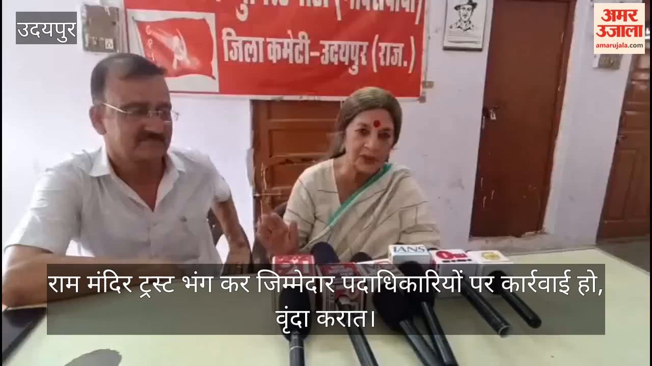 Ram Mandir Trust should be dissolved action should be taken against responsible says Brinda Karat