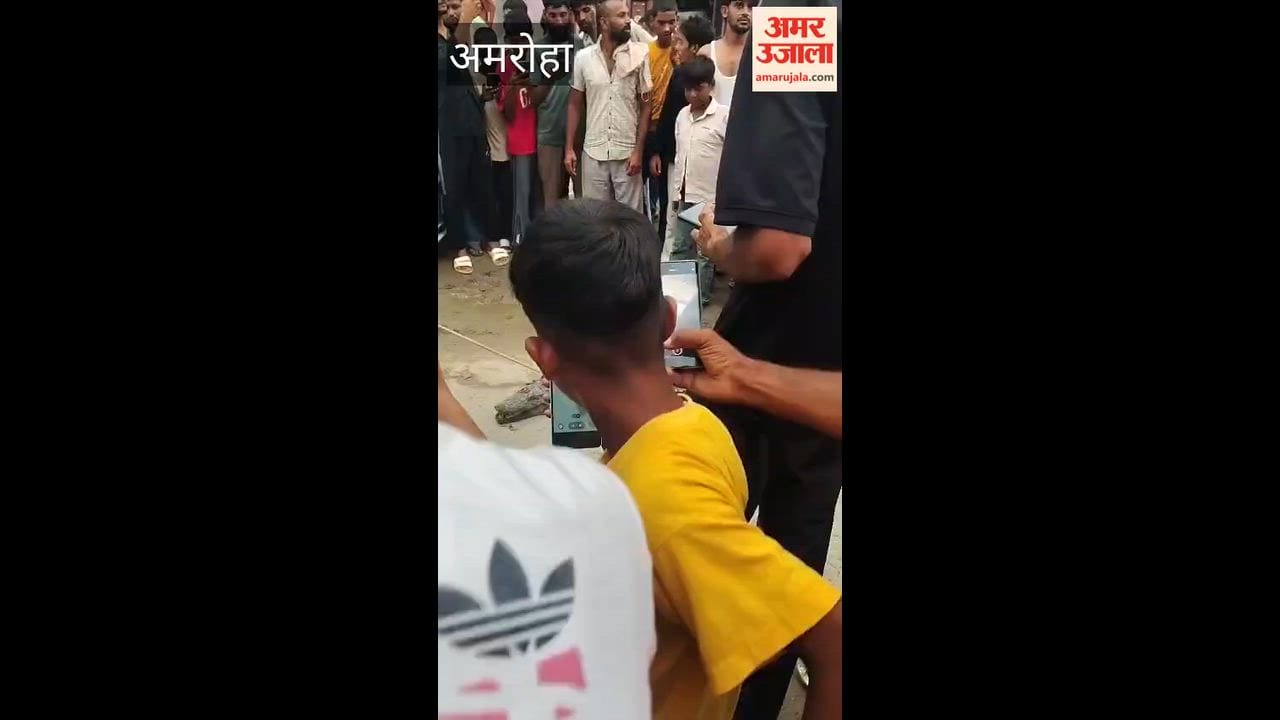 Villagers panic after a crocodile enters Papsara Khadar.