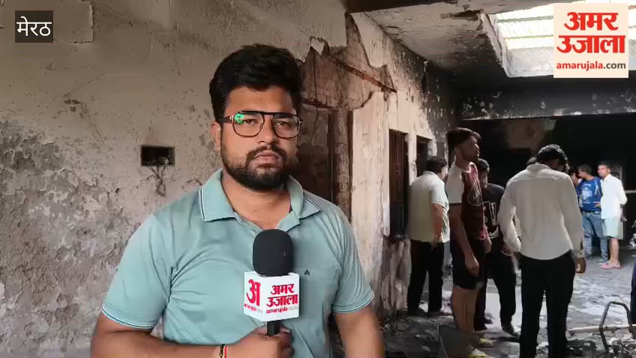 All household belongings reduced to ashes; the fire even reached the cylinders kept in the kitchen.