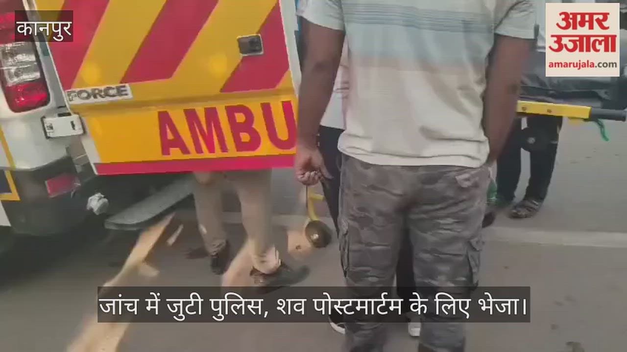 Kanpur Havoc caused by unidentified vehicle motorcycle crashes into parked truck one dead another injured