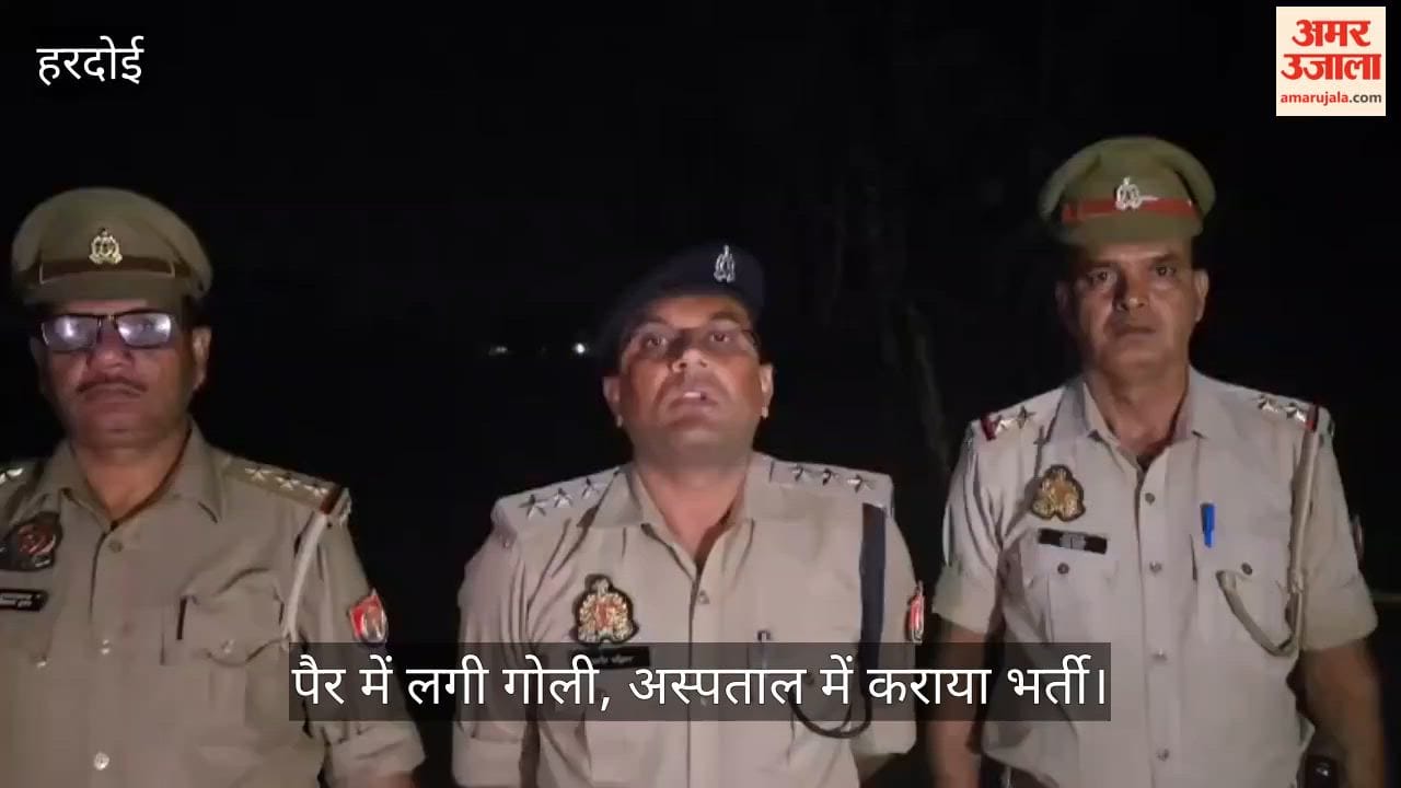 Hardoi Priyanshu Trivedi carrying bounty of 25000 injured in encounter was involved in 15 lakh robbery