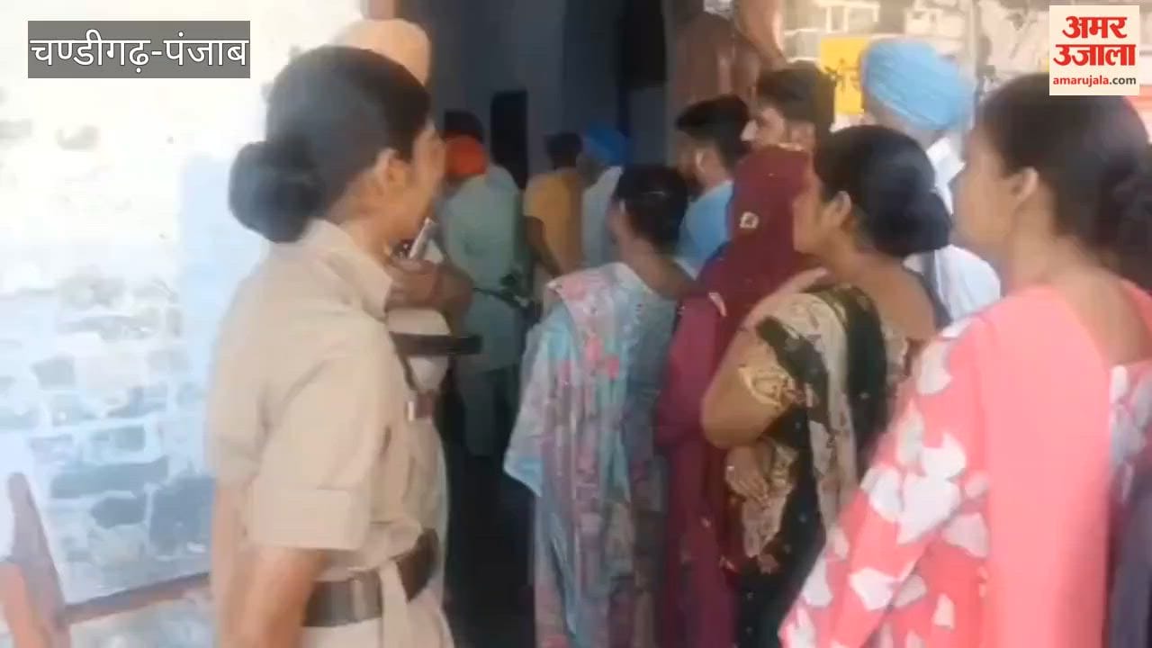People queue up to vote in Ferozepur; those without Aadhaar or voter ID cards turned away from polling booths.