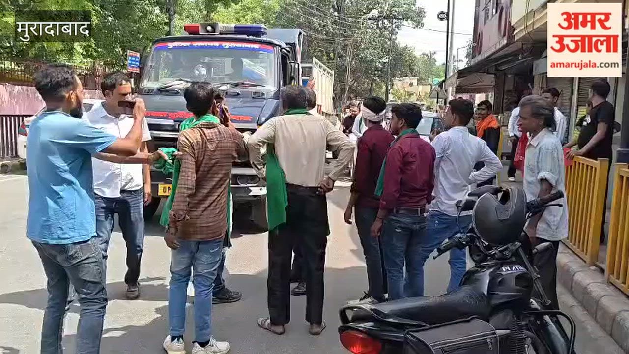 Police Abandon Vehicles Following Farmers' Protest