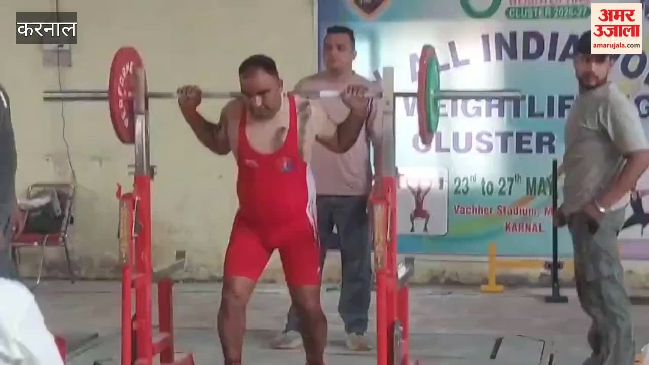 Kiran Marathe and Saloni Secure First Place in Weightlifting in Karnal; Final Matches to be Held on May 27.