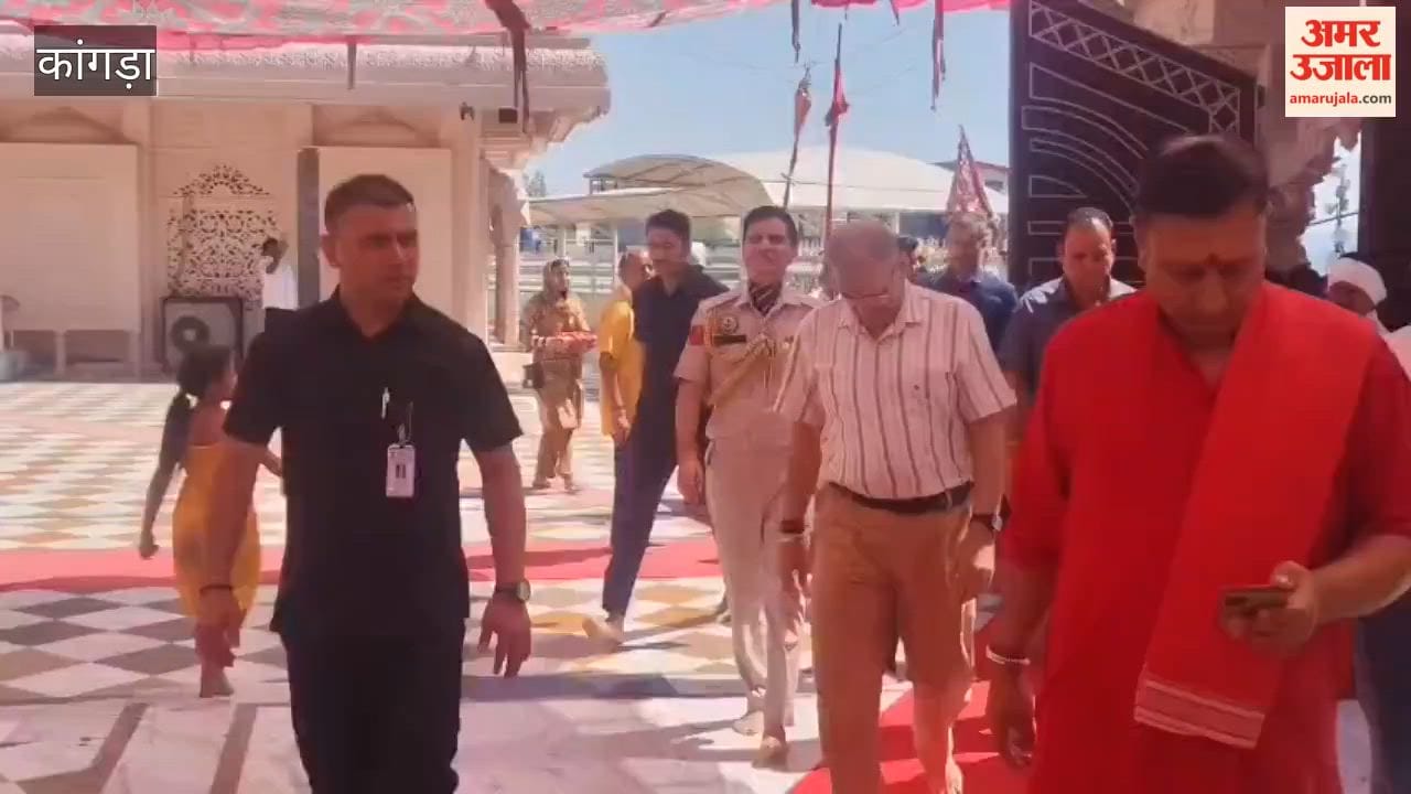 Kangra Governor Kavinder Gupta offers prayers at Jawalamukhi for the first time; says grand corridors should be developed in the temples of the Land of Gods