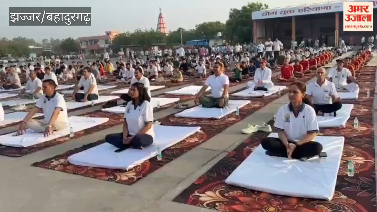 An event themed 'Yoga-enabled Haryana, Drug-free Haryana' was organized at the Roadways workshop in Jhajjar.