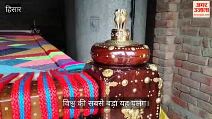 The era of the *charpai* (traditional cot) is making a comeback; a 'royal' bed worth ₹4.25 lakh is being crafted in Dhana Khurd.