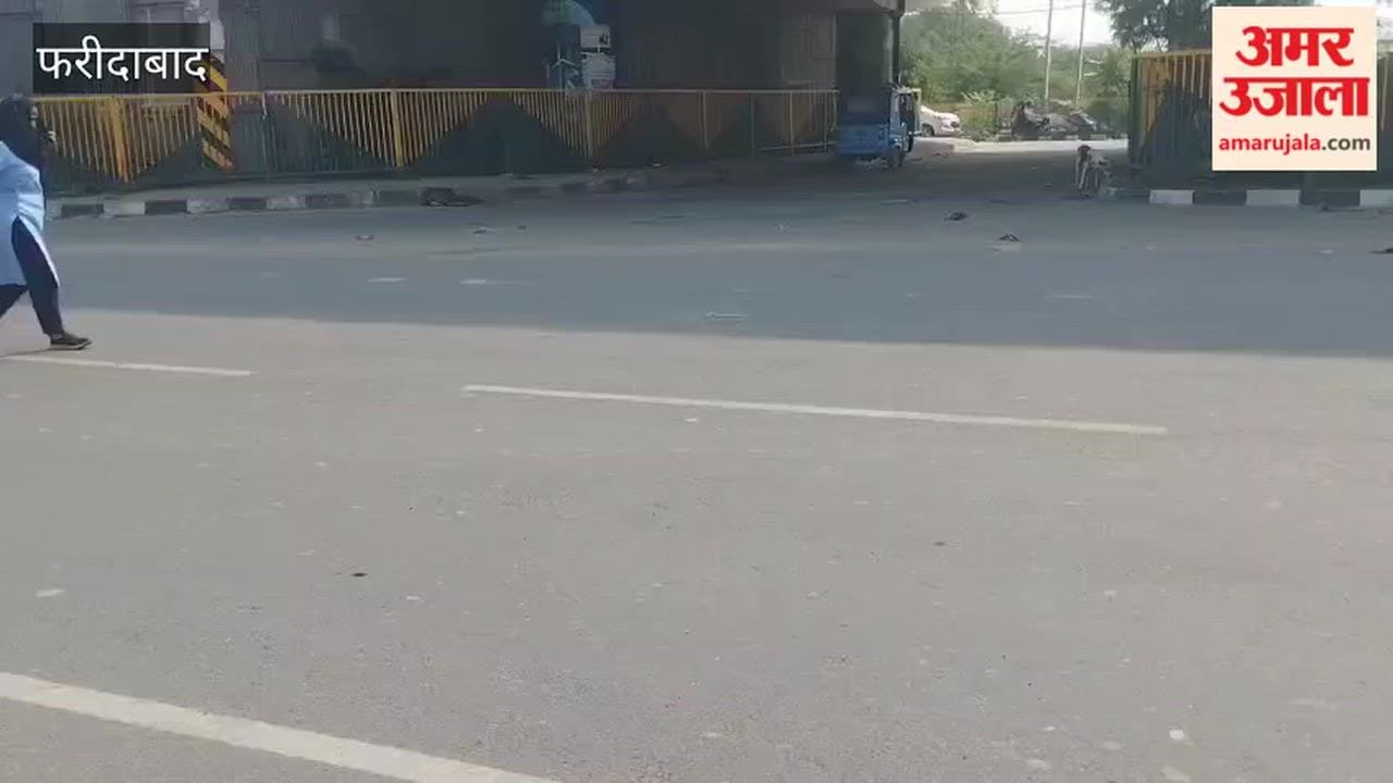 No cut on the expressway service road; motorists driving in the wrong direction