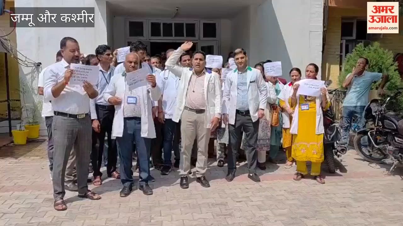 NHM employees stage protest at Nowshera Hospital
