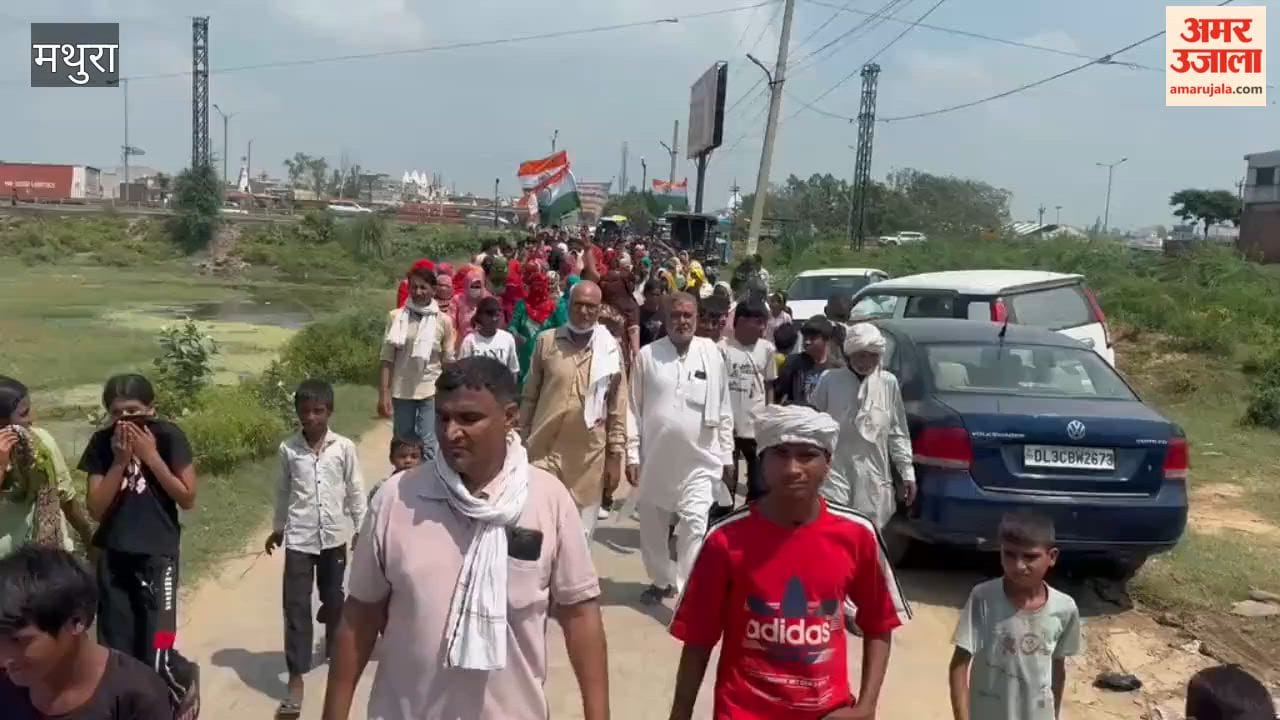 Villagers take to the streets against toxic fumes from tyre plants.