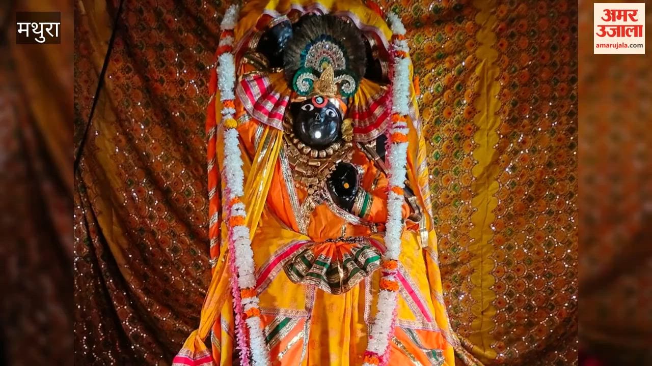 Crowd of devotees thronged Shri Dauji Temple on Radhashtami