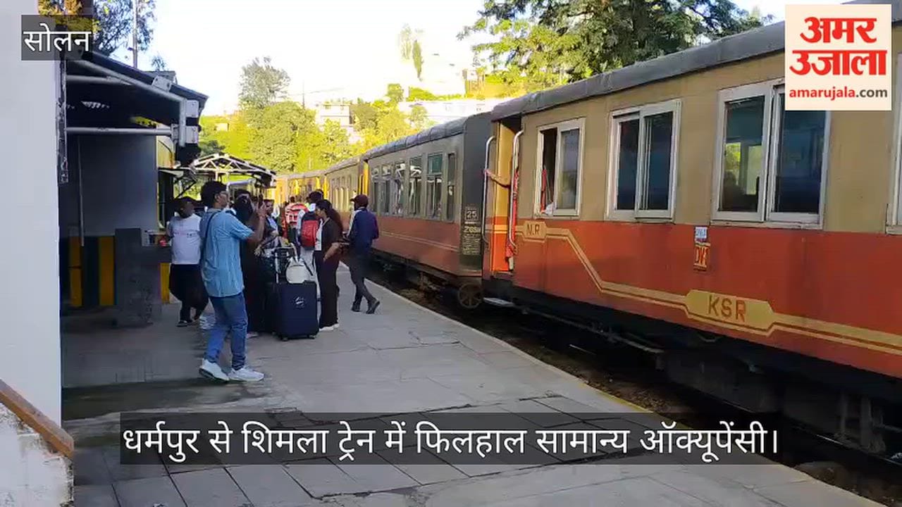 dharampur shimla train normal occupancy tourist footfall expected to rise
