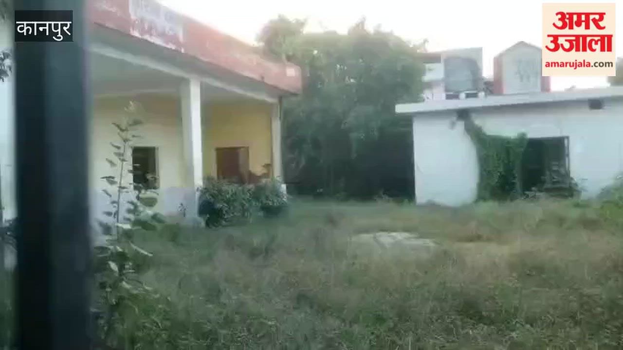 Kanpur: Filth and overgrown bushes at the Municipal Corporation's wedding hall