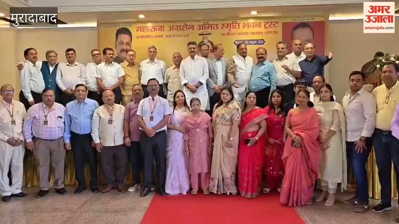 Inauguration ceremony of Maharaja Agrasen Bhavan; MLA plants a sapling