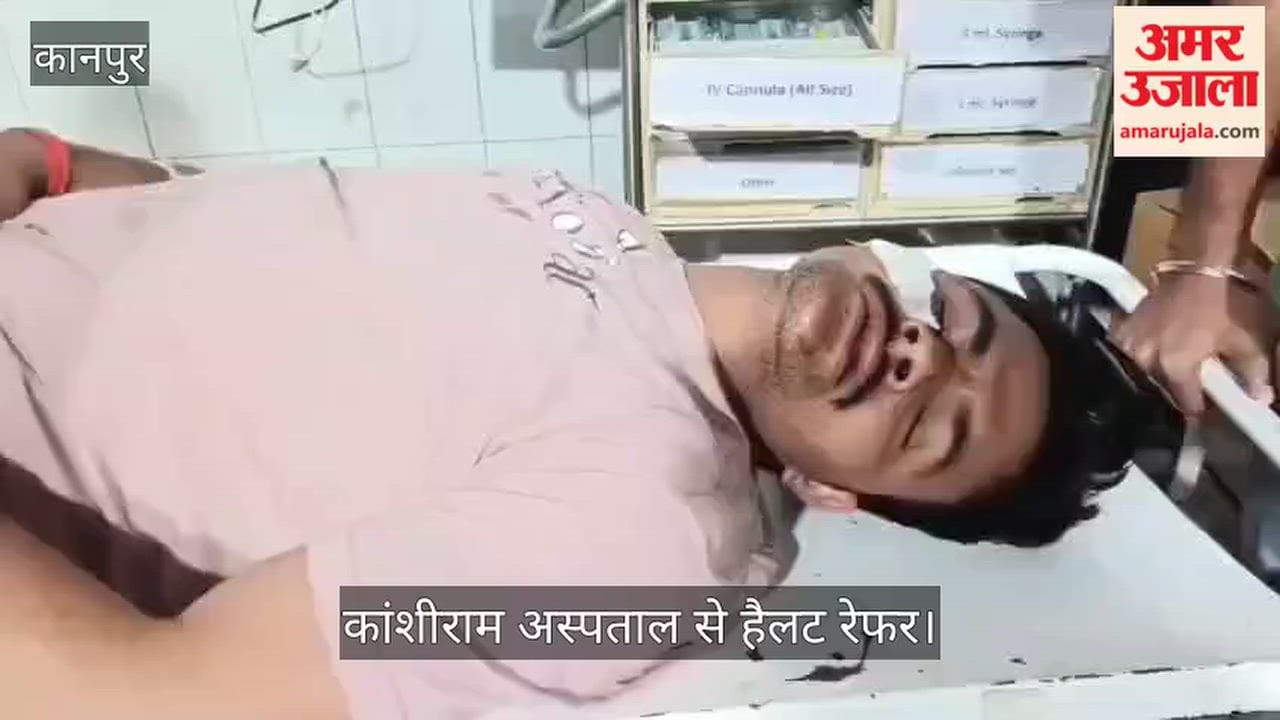 Horrific road accident in Kanpur Motorcyclists collide with a stationary truck two guards critically injured
