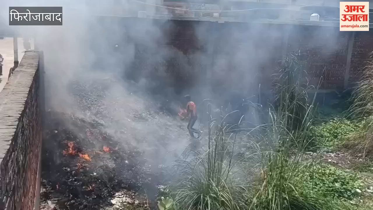 Fire breaks out in thermocol stored on plot