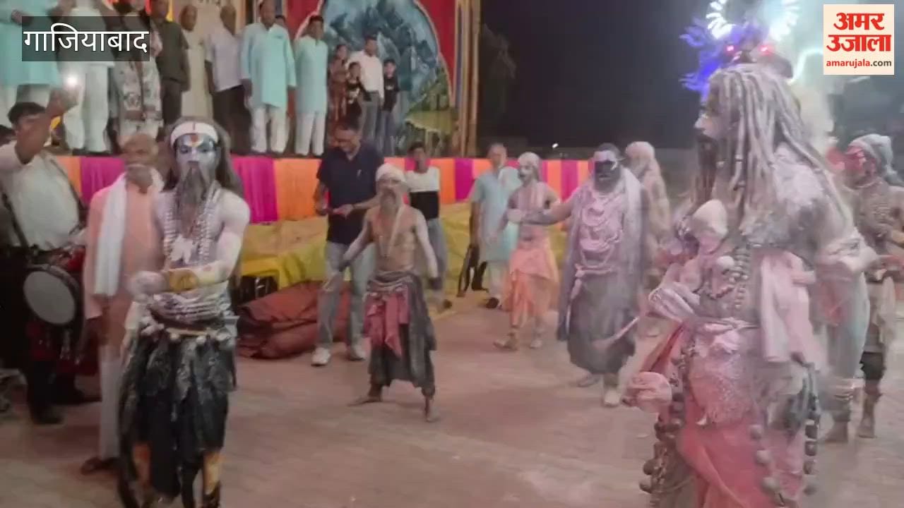 Grand inauguration of Ramlila festival in Ghaziabad marked by a Shiv Baraat procession