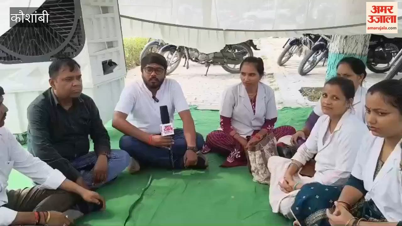 Kaushambi – On the final day of the protest, NHM employees raised a spirited call to action and declared a decisive battle.