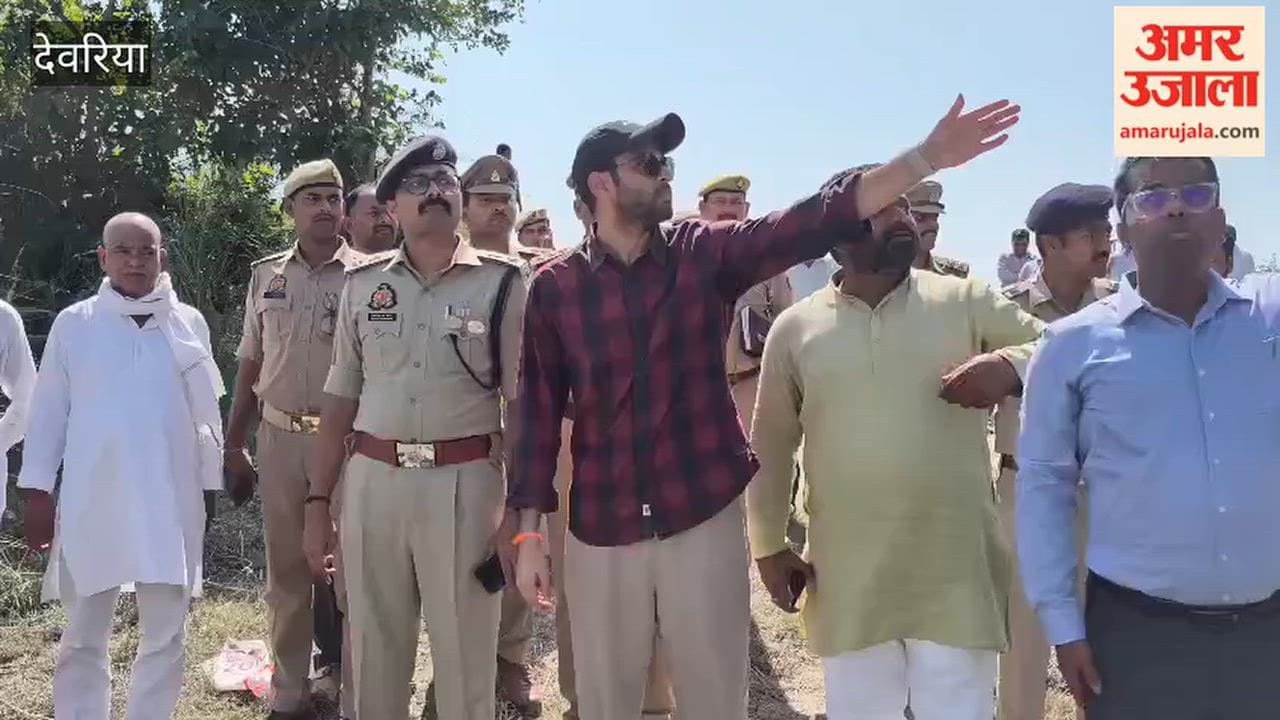DM and SP Inspect Nadawar Ghat Idol Immersion Site