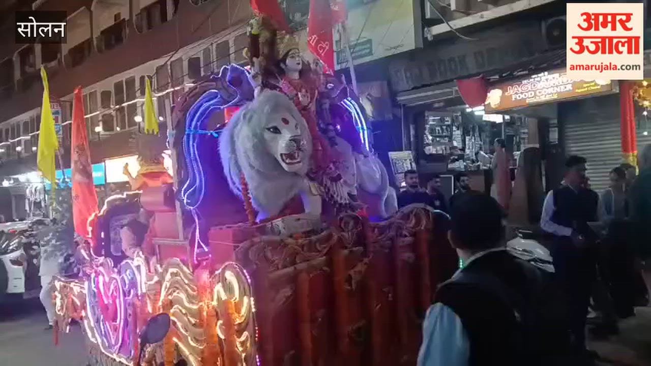 Sai Baba Samadhi Diwas Shobhayatra Solan Mall Road