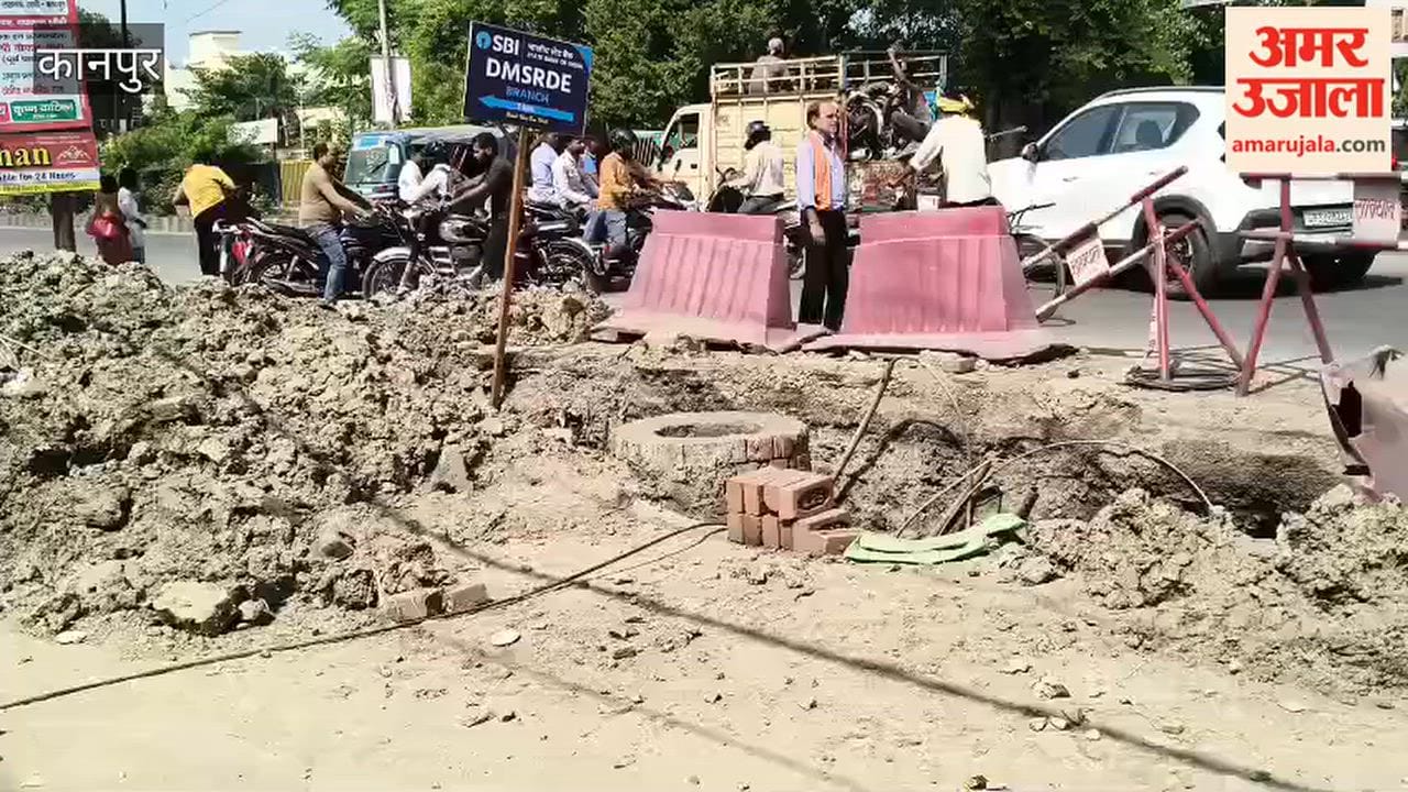 Kanpur: Pit left unfilled after underground electrical work