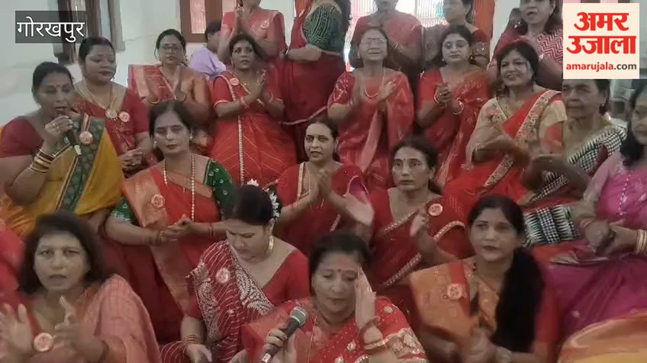 Mata Ki Chowki Held at Mangala Devi Temple in Gorakhpur