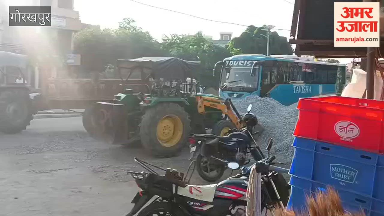 Residents Face Hardship as Tractors Trolleys Excavators and Buses Occupy Roads