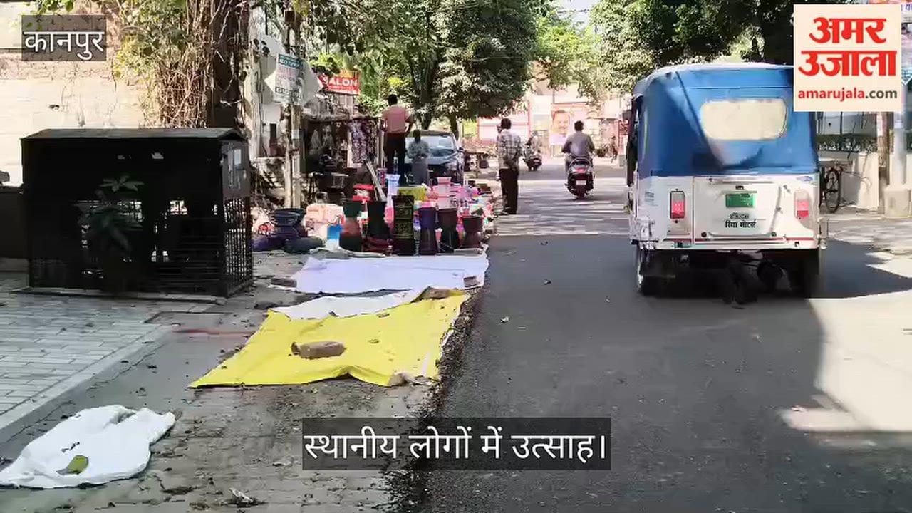 Preparations for the traditional fair in Krishna Nagar Kanpur are underway
