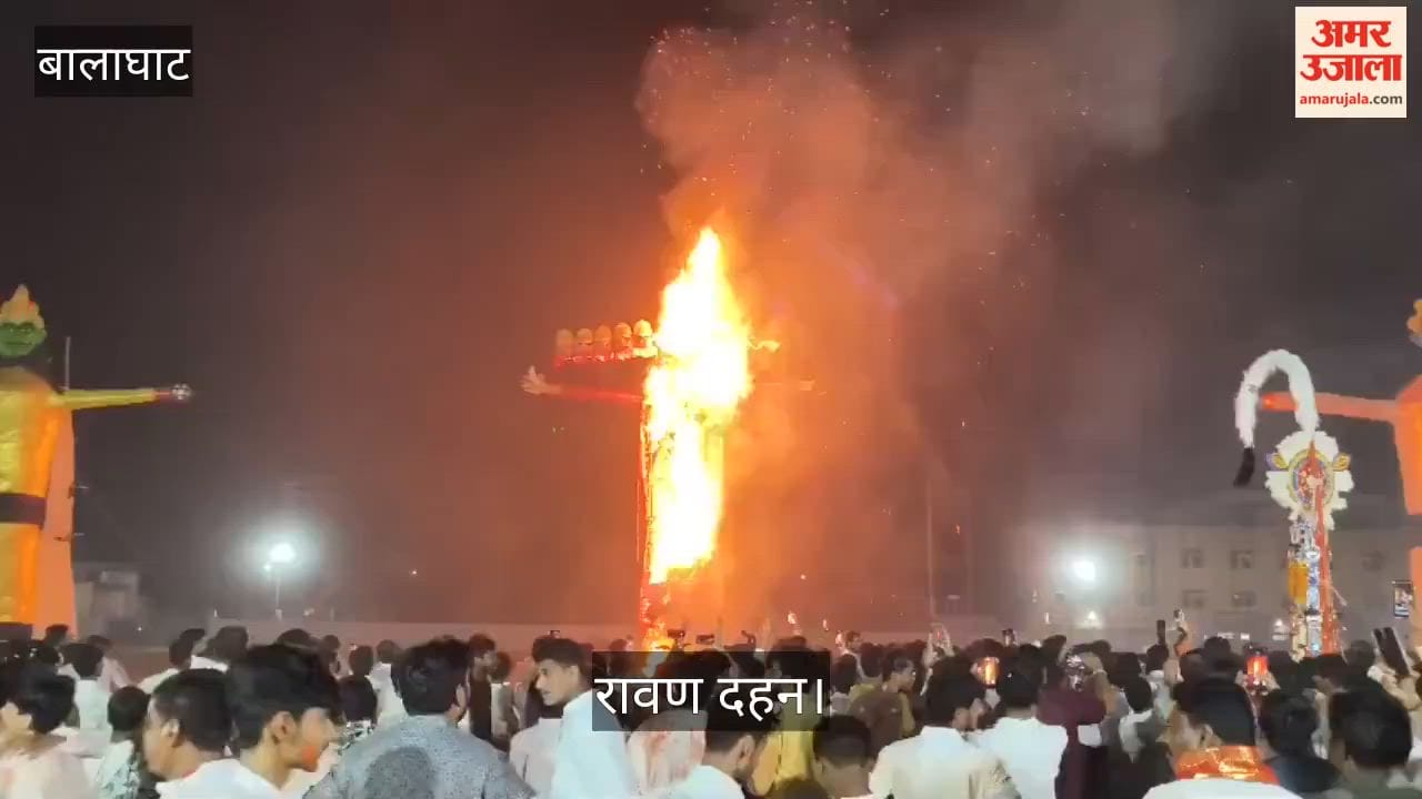 Balaghat: Ravana burst into roaring flames even before Lord Ram could loose his arrow