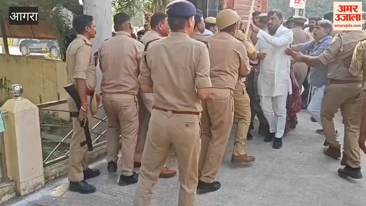 BJP and SP workers clash in Kishni in Mainpuri uproar