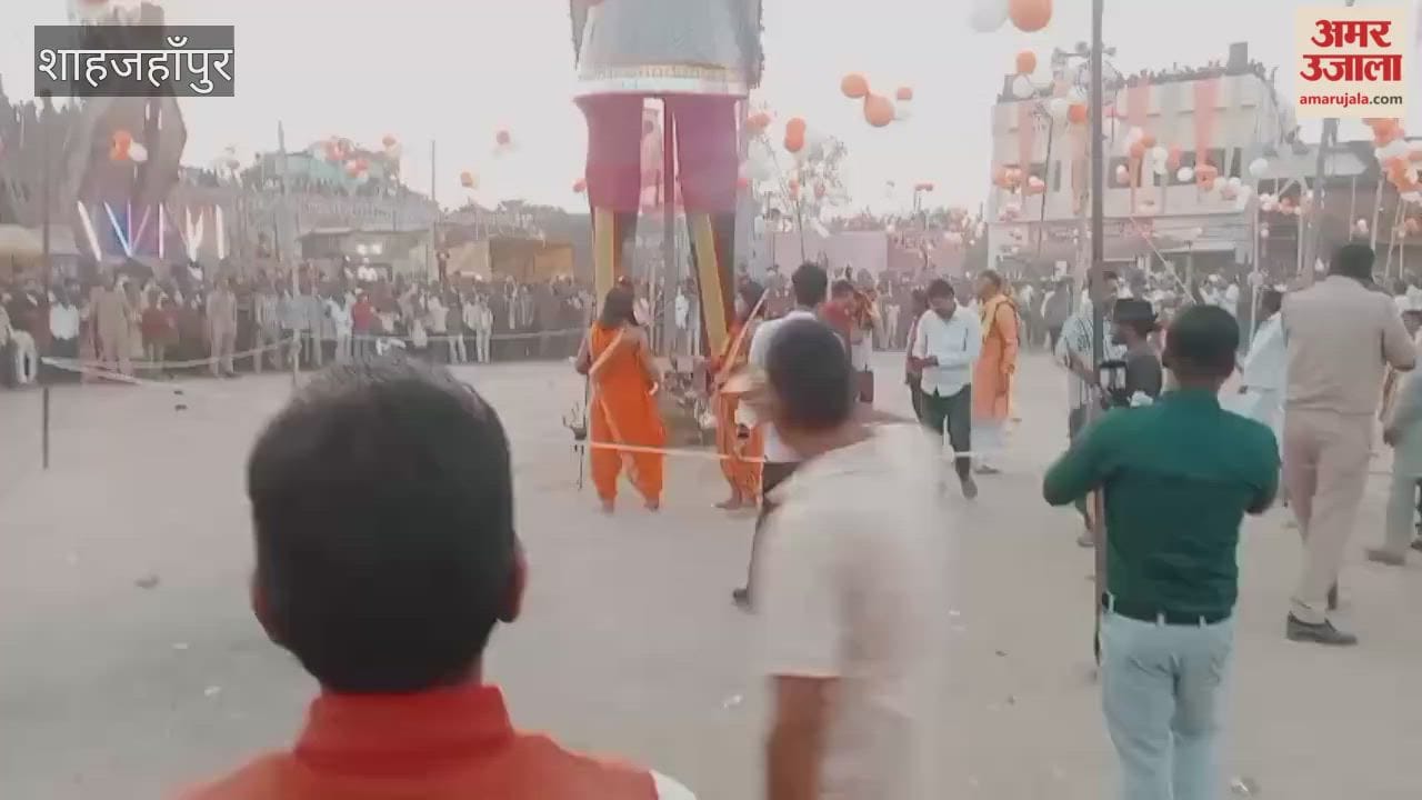 Ravana Vadh staged in Khudaganj Ramlila in Khudaganj Shahjahanpur