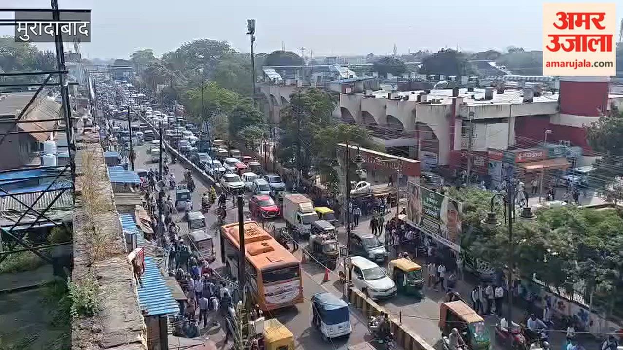 Crowds swarmed the railway station and traffic jams clogged the roads after the examination concluded