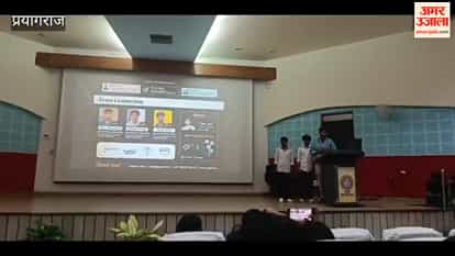 Students pitching their ideas at 'Renaissance 10.0'—a workshop held at MNNIT